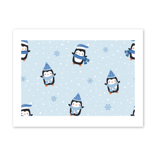 Penguin Pattern Art Print By Artists Collection