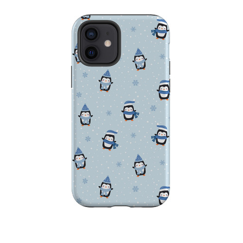 Penguin Pattern iPhone Tough Case By Artists Collection