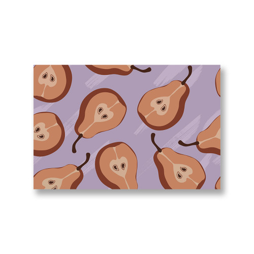 Pears Pattern Canvas Print By Artists Collection