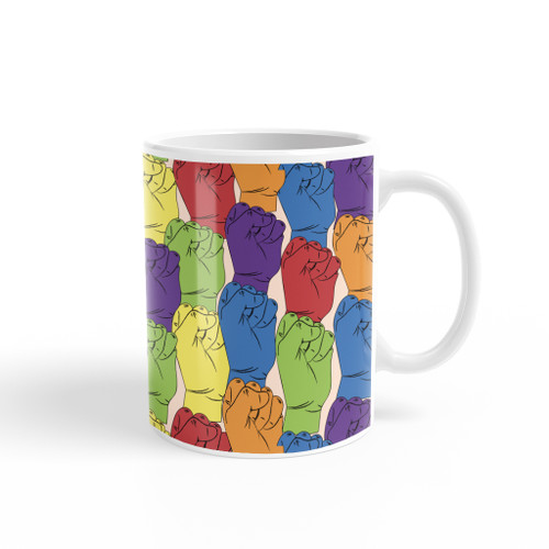 No Racism Pattern Coffee Mug By Artists Collection