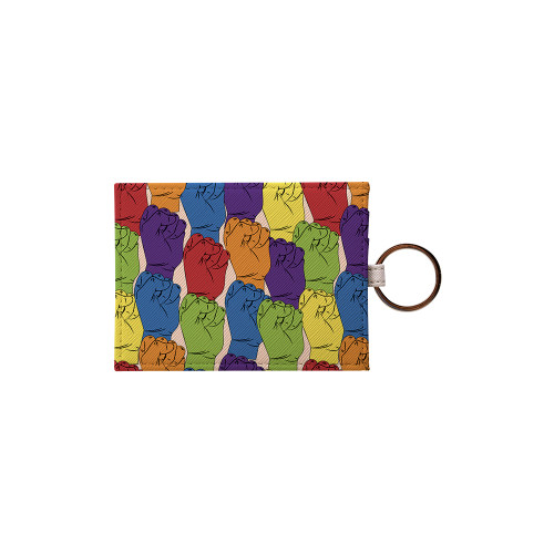 No Racism Pattern Card Holder By Artists Collection