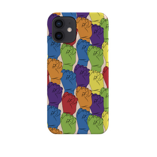 No Racism Pattern iPhone Snap Case By Artists Collection
