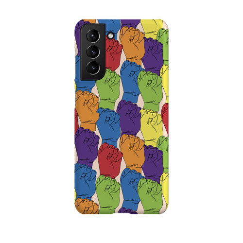 No Racism Pattern Samsung Snap Case By Artists Collection