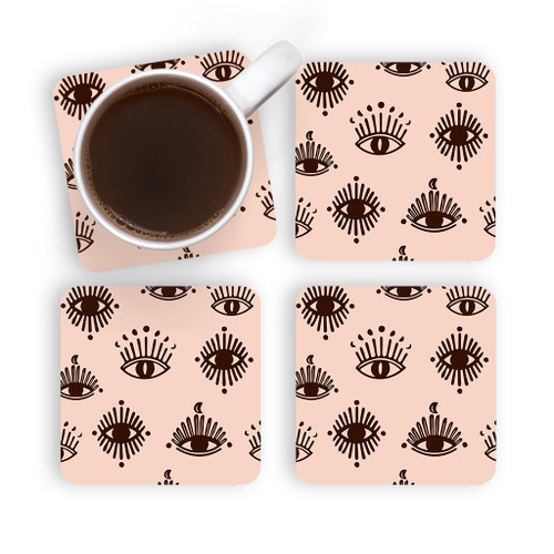 Mystical Pattern Coaster Set By Artists Collection