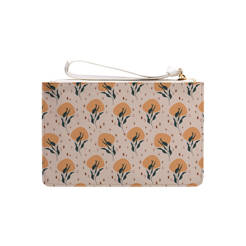 Modern Plant Pattern Clutch Bag By Artists Collection