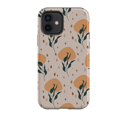 Modern Plant Pattern iPhone Tough Case By Artists Collection