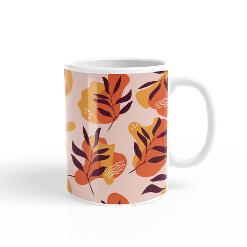 Modern Floral Pattern Coffee Mug By Artists Collection