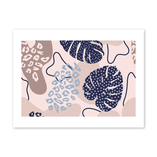Modern Exotic Pattern Art Print By Artists Collection