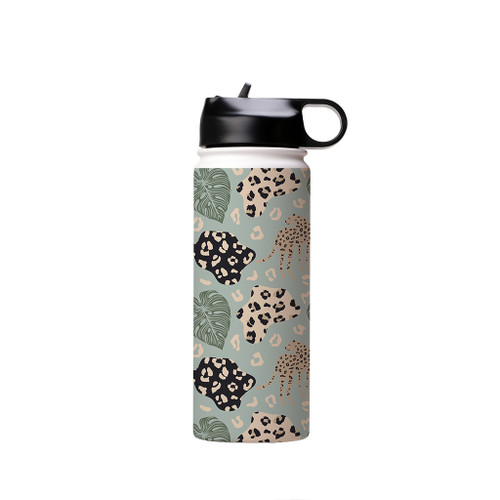 Modern Exotic Leopard Pattern Water Bottle By Artists Collection