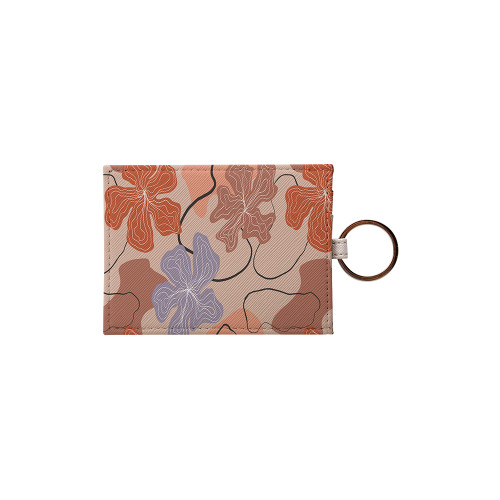 Hand Drawn Abstract Flowers Card Holder By Artists Collection