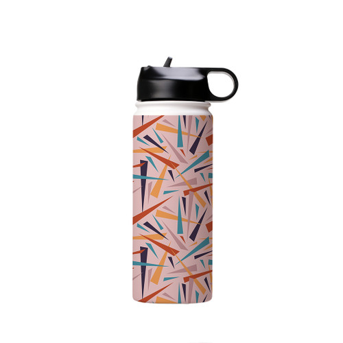 Geometric Pattern Water Bottle By Artists Collection