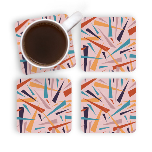 Geometric Pattern Coaster Set By Artists Collection