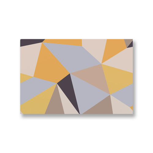 Geometric Large Shapes Pattern Canvas Print By Artists Collection