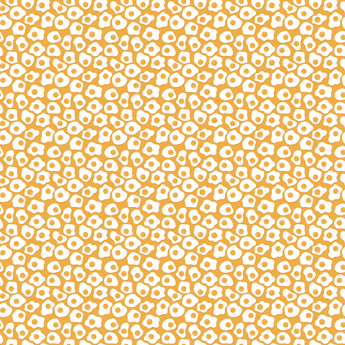 Fried Eggs Pattern Design By Artists Collection