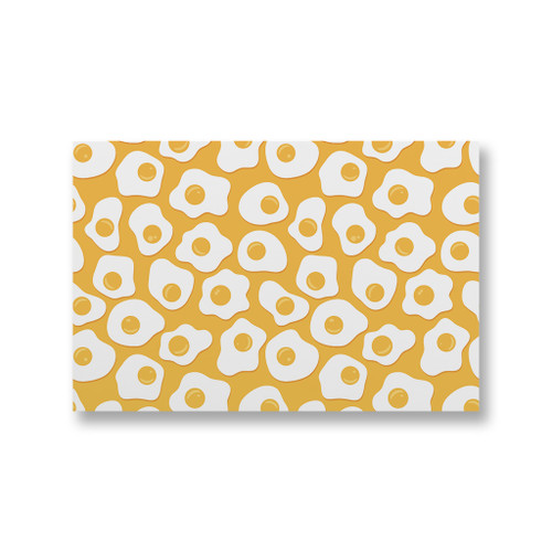 Fried Eggs Pattern Canvas Print By Artists Collection