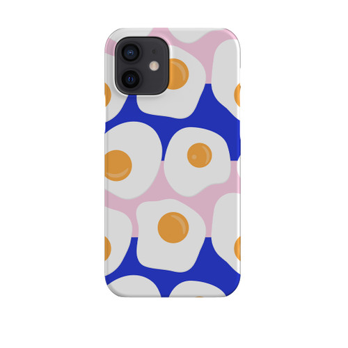 Fried Egg Pattern iPhone Snap Case By Artists Collection