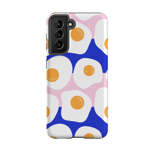 Fried Egg Pattern Samsung Tough Case By Artists Collection