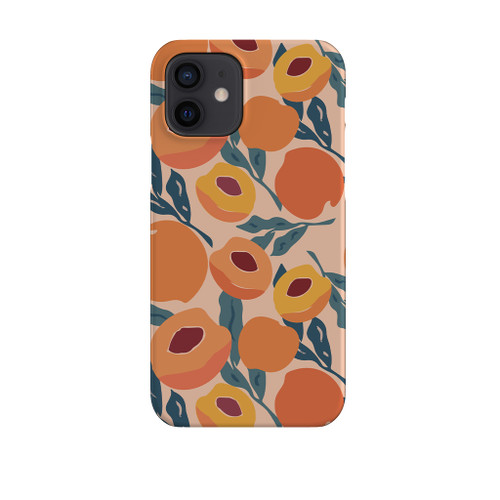 Fresh Peach Pattern iPhone Snap Case By Artists Collection