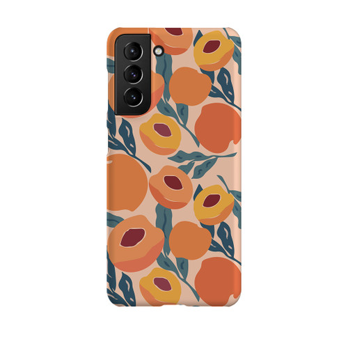 Fresh Peach Pattern Samsung Snap Case By Artists Collection