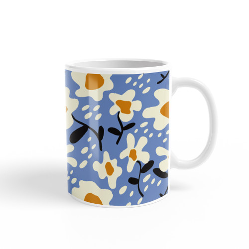 Fresh Flowers Pattern Coffee Mug By Artists Collection