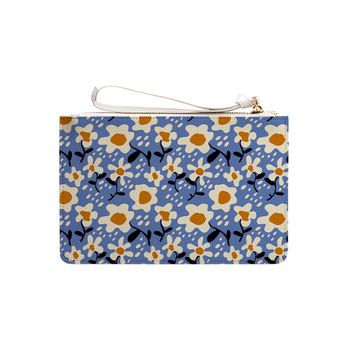 Fresh Flowers Pattern Clutch Bag By Artists Collection