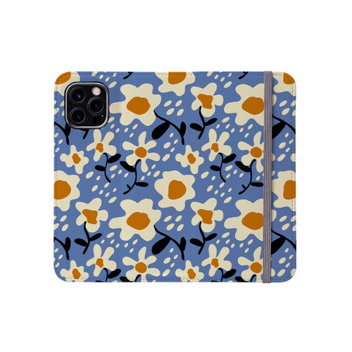 Fresh Flowers Pattern iPhone Folio Case By Artists Collection