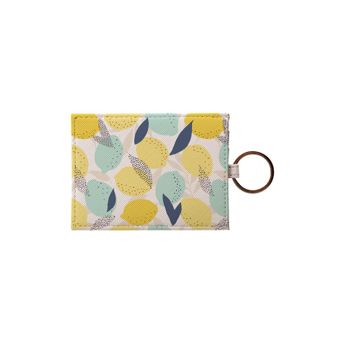 Fresh Lemons Pattern Card Holder By Artists Collection