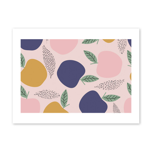 Fresh Apple Pattern Art Print By Artists Collection