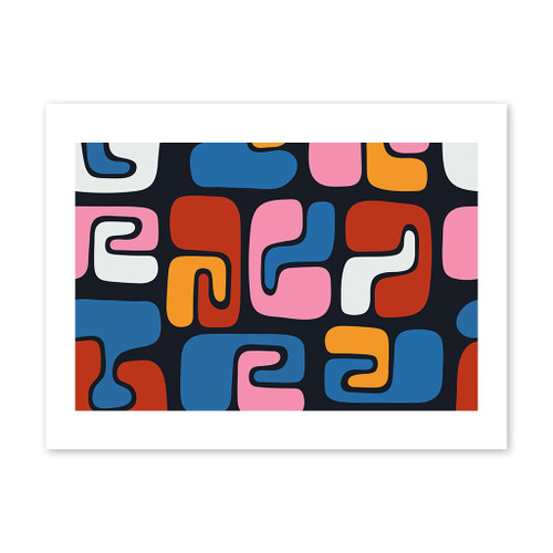 Forms Pattern Art Print By Artists Collection