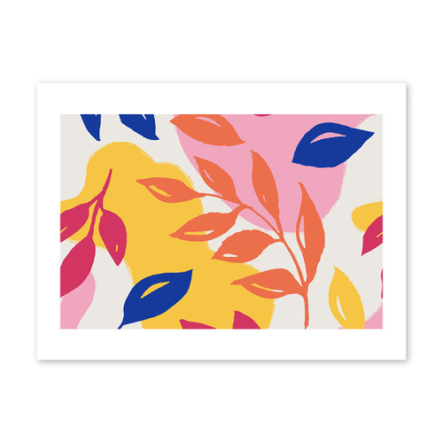 Forest Plants Pattern Art Print By Artists Collection