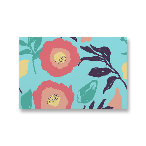 Flower Background Canvas Print By Artists Collection