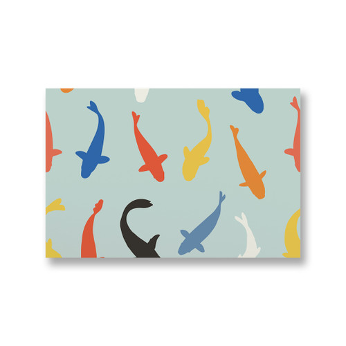 Fish Pattern Canvas Print By Artists Collection