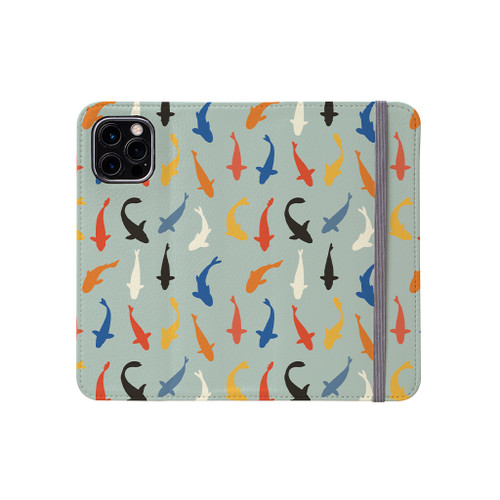Fish Pattern iPhone Folio Case By Artists Collection