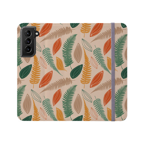 Fern Pattern Samsung Folio Case By Artists Collection