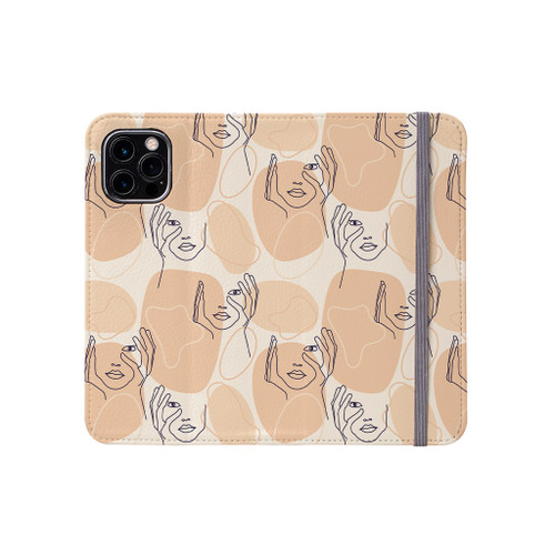 Fashion Pattern iPhone Folio Case By Artists Collection