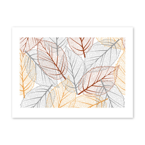 Fall Pattern Art Print By Artists Collection