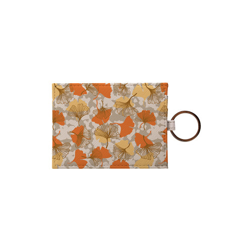 Fall Ginkgo Biloba Pattern Card Holder By Artists Collection