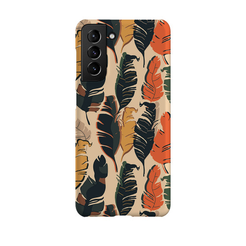 Exotic Modern Leaves Pattern Samsung Snap Case By Artists Collection