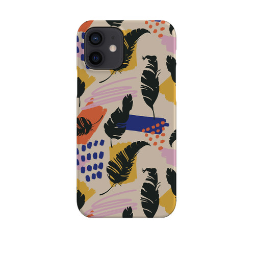Exotic Banana Leaves Pattern iPhone Snap Case By Artists Collection