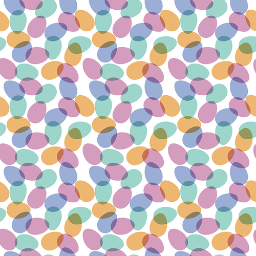 Easter Eggs Pattern Design By Artists Collection