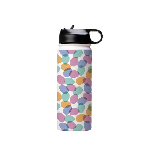 Easter Eggs Pattern Water Bottle By Artists Collection