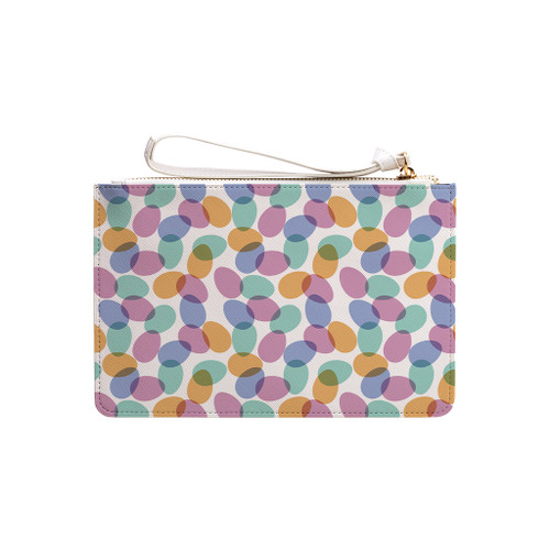 Easter Eggs Pattern Clutch Bag By Artists Collection