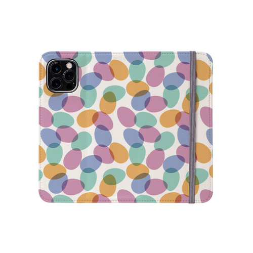 Easter Eggs Pattern iPhone Folio Case By Artists Collection