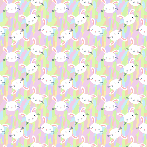 Bright Easter Bunny Pattern Design By Artists Collection