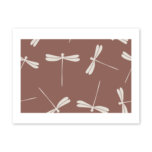 Dragonfly Pattern Art Print By Artists Collection