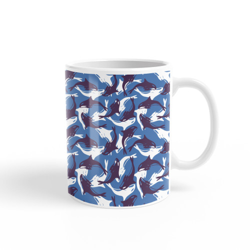 Dolphins Pattern Coffee Mug By Artists Collection