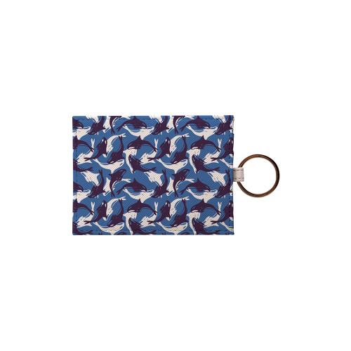 Dolphins Pattern Card Holder By Artists Collection