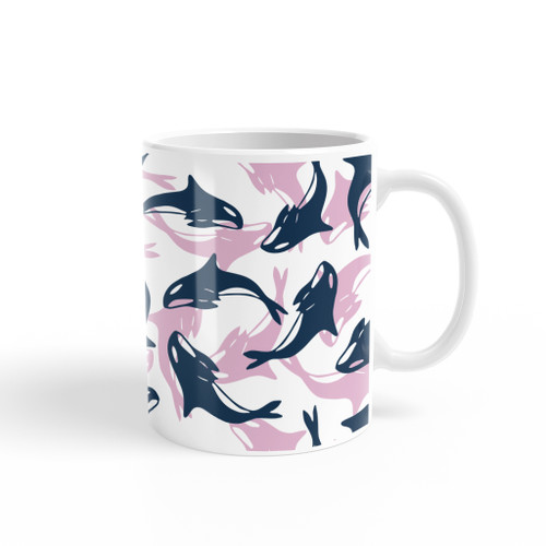 Dolphin Pattern Coffee Mug By Artists Collection
