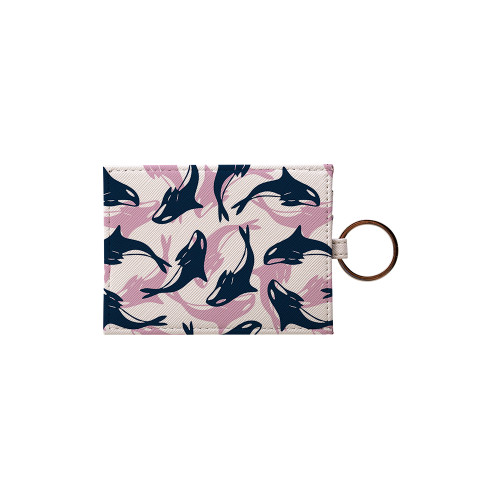 Dolphin Pattern Card Holder By Artists Collection