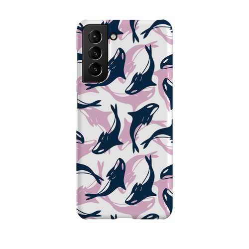 Dolphin Pattern Samsung Snap Case By Artists Collection